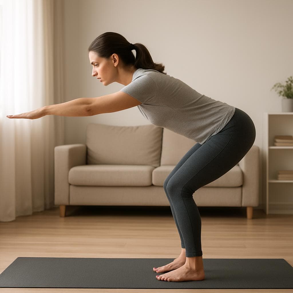Gentle full-body activation at home: Step 3